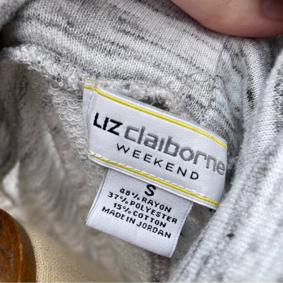 Liz Claiborne Weekend Cowl Neck Tunic Pullover Top Women's Size Small - Picture 10 of 10